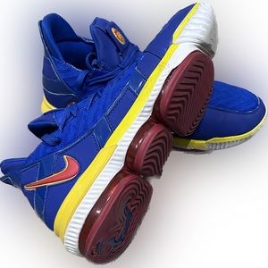 LeBron 16 SuperBron Men’s Red Yellow Blue Superman LJ Lebrons Fly Dunkman